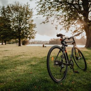 Fahrrad im Park - Wohin kommt das UPS Paket, wenn du nicht zu Hause bist?